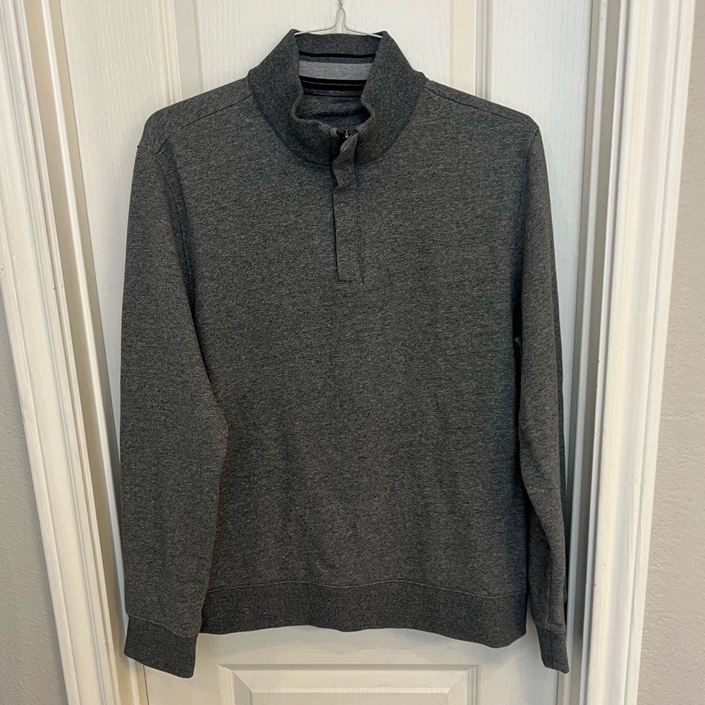 Untuckit Wool Quarter-zip Sweater